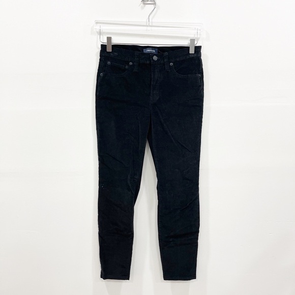 J. Crew 9 High Rise Stretchy Toothpick Jean Velvet - Picture 2 of 7